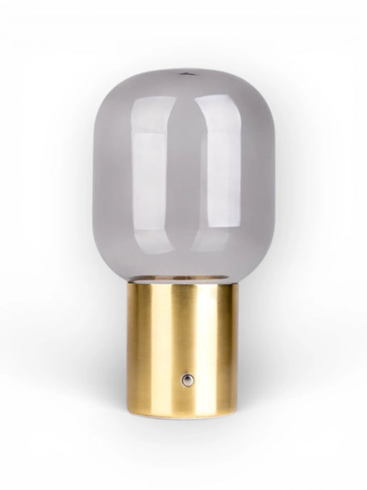 Snoerloze Tafellamp Albero Messing/Glas - 25 cm (Touch)