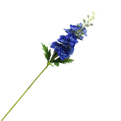 Zijden kunstbloem Ridderspoor blauw - 72 cm