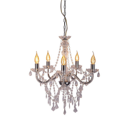 Kroonluchter Cecilia 5-Lichts Chroom - Ø 52 cm (E14)