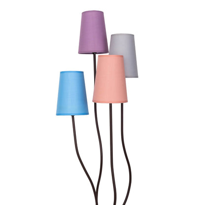 Vloerlamp Boho 4-Lichts Kleurrijk - 140 cm (E14)