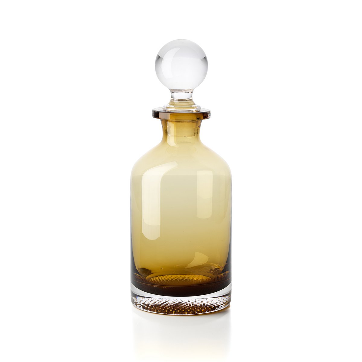 Glazen karaf Dot amber