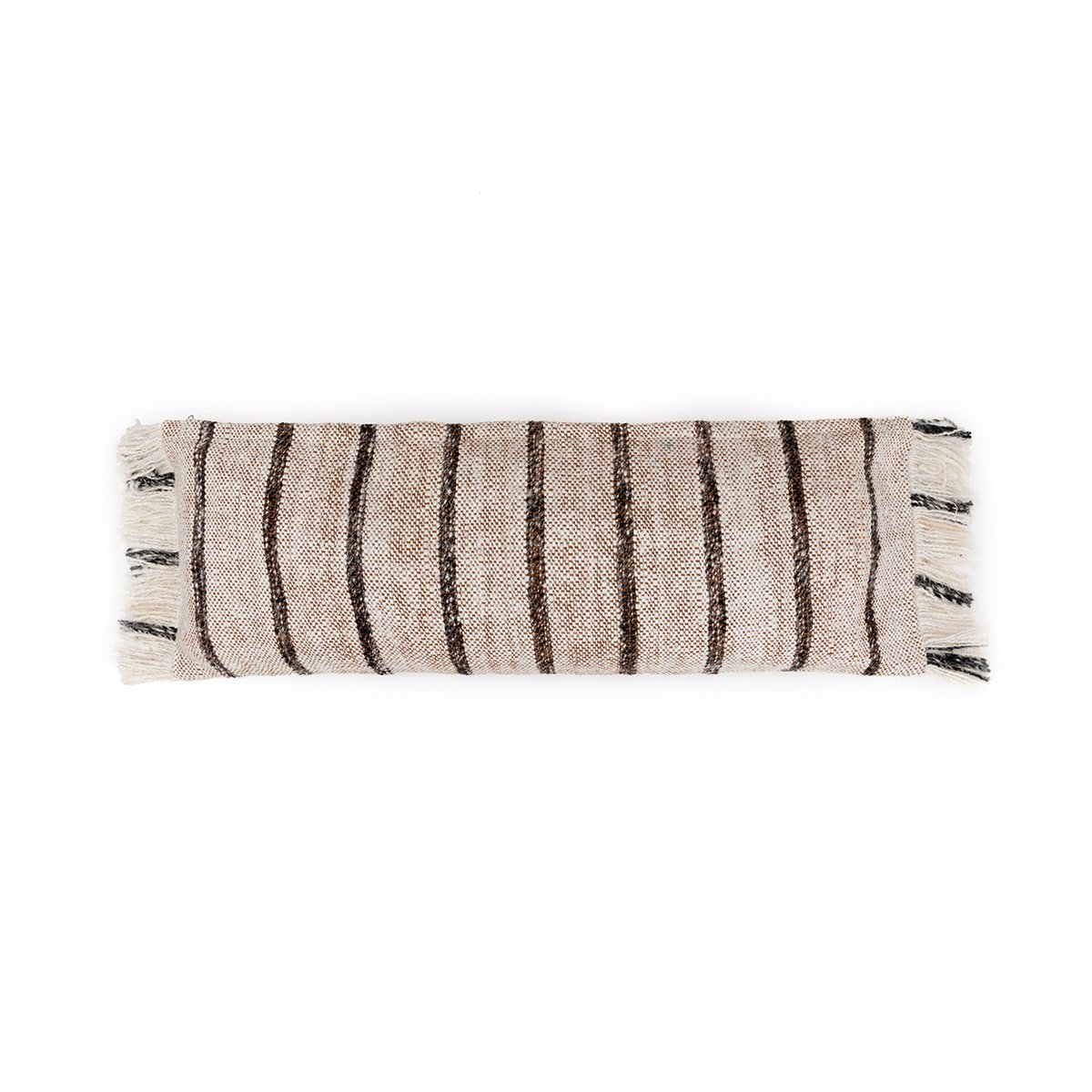 Katoenen kussenhoes Boheems wit - 35x100