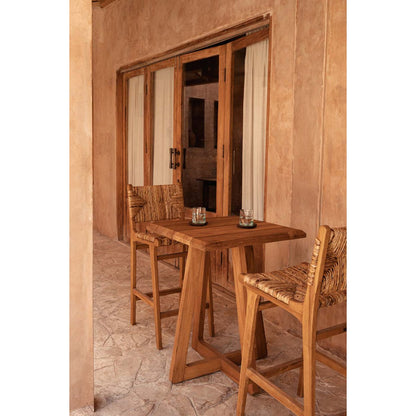 Teakhouten bartafel Cheers naturel