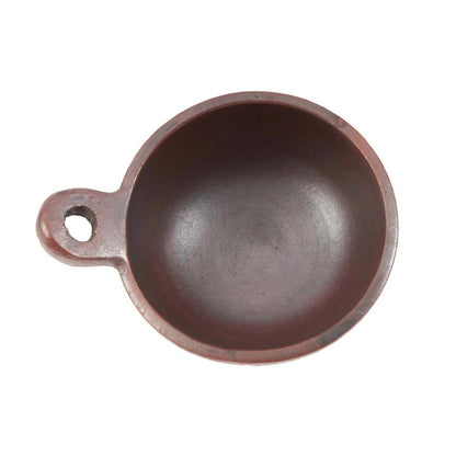 Terracotta kom met handvat Etnische terracotta - M