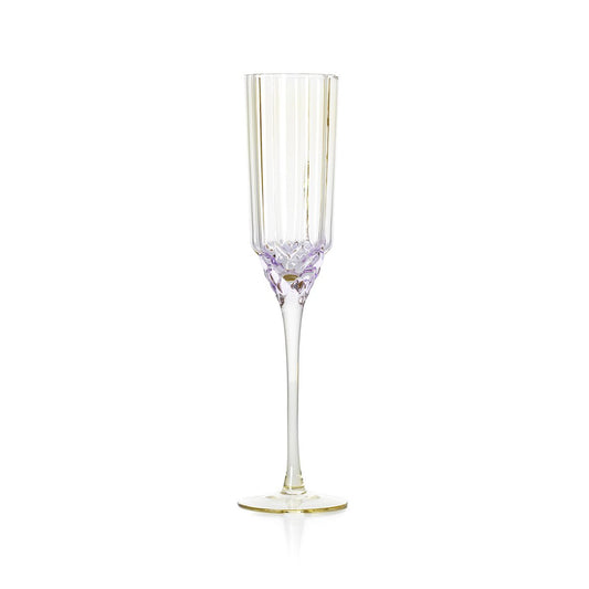 Glazen champagnefluit Pink blush roze
