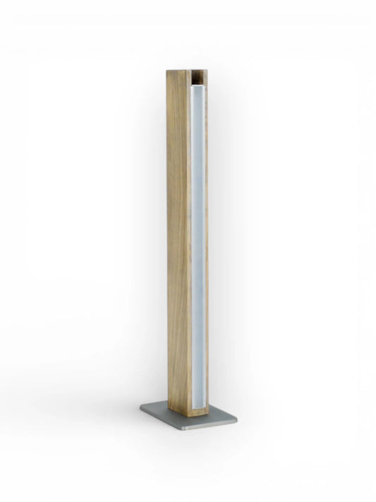 LED Tafellamp Rechte Hout/Kunststof - 51 cm (Dimbaar)