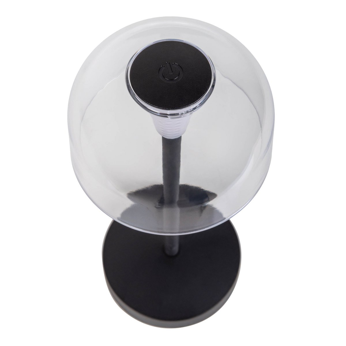 LED Acculamp Gomba Zwart (Set van 2) - 18,5 cm