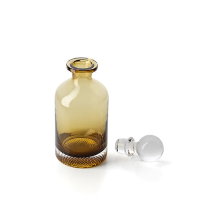 Glazen karaf Dot amber