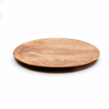 Teakhouten ronde plaat Root plate natuurkleur - M