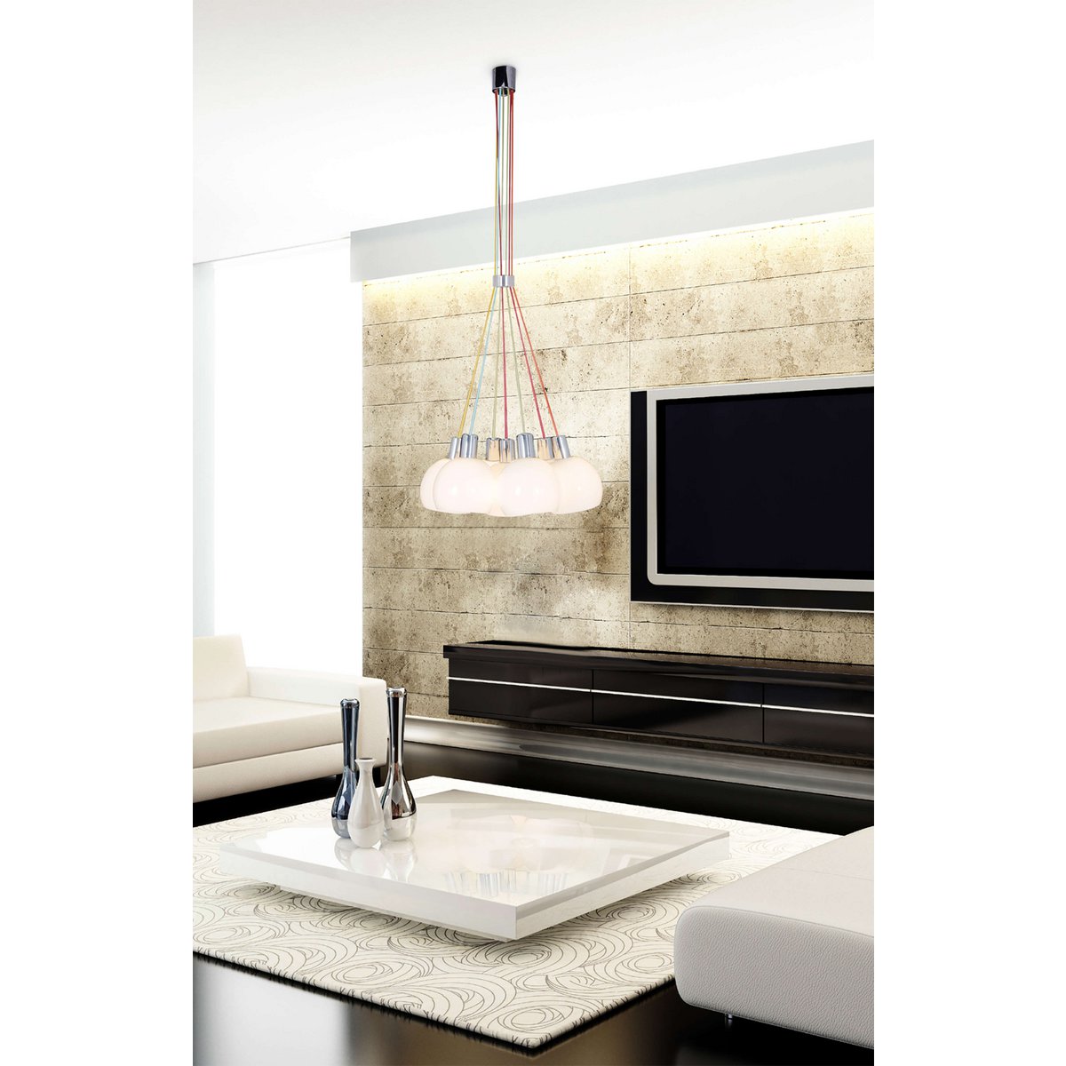 Hanglamp Regenboog Bowl 7-Lichts (E14)