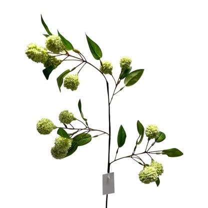 Zijden kunstbloem Passiflora edulis geel - 75 cm