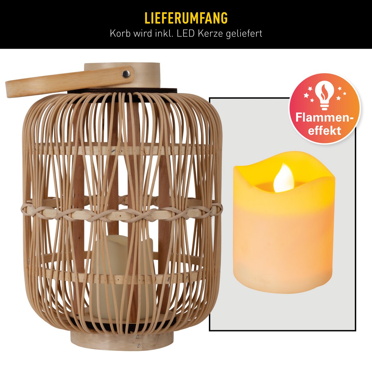 LED Decoratielamp Korbinian - 42,5 cm