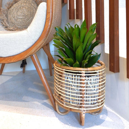 Plantenstandaard Malang Rotan Beige