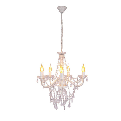 Kroonluchter Cecilia 5-Lichts Wit - Ø 52 cm (E14)