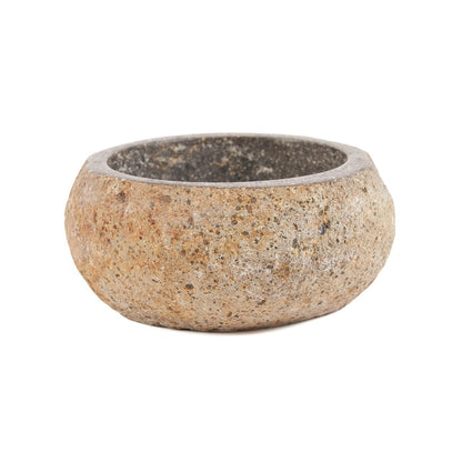Riviersteen kom Riverstone zwart