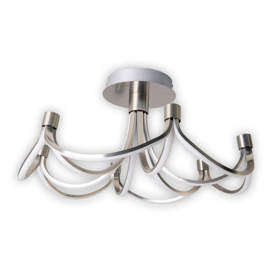 LED Plafondlamp Festival Nikkel - Ø 60 cm