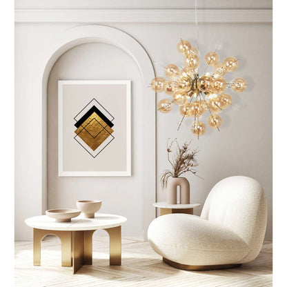 Hanglamp Explosie Amber - Ø 65 cm (G9)