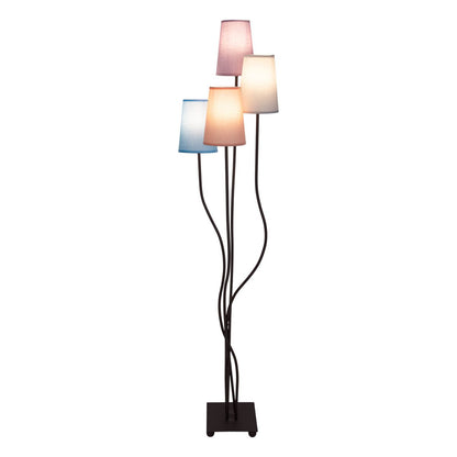 Vloerlamp Boho 4-Lichts Kleurrijk - 140 cm (E14)