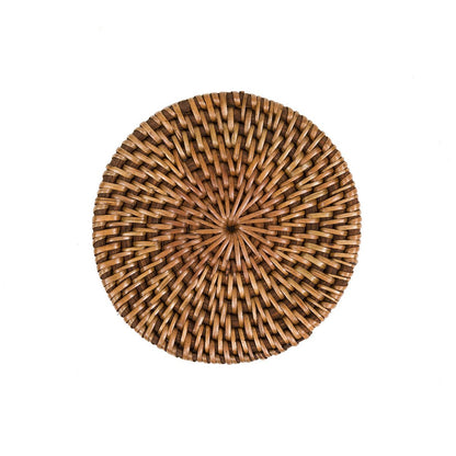 Rattan onderzetter The colonial coaster natuurlijk bruin