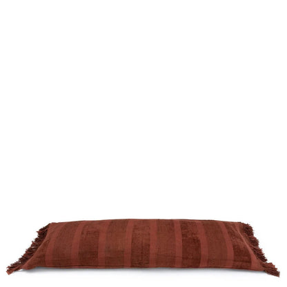 Fluwelen kussenhoes Oh my gee bordeaux - 35x100 cm