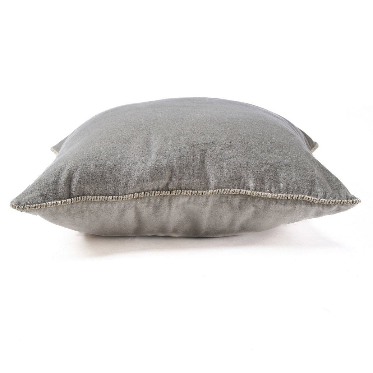 Fluweel kussenhoes The velvet crush grijs - 50x50
