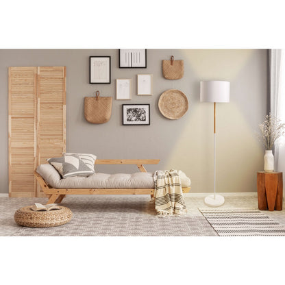 Vloerlamp Tessile Wit/Naturel - 126 cm (E27)