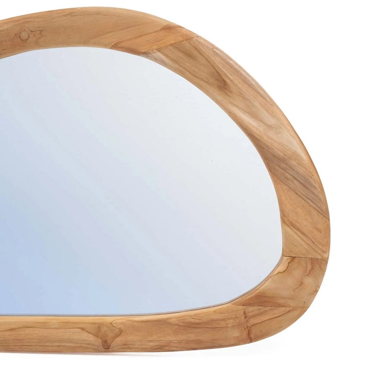 Teakhouten spiegel The organic mirror naturel - XL