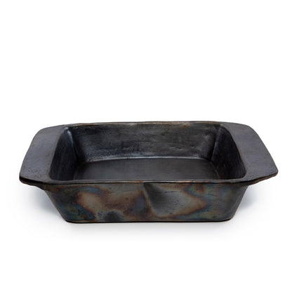 Terracotta ovenschaal The burned oven tray zwart