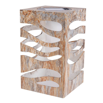 LED Solar Deco Hilda Marmerlook - 20 cm