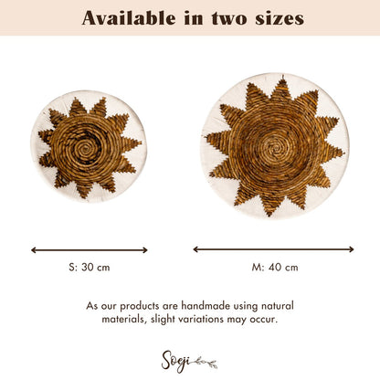 Wandmand Boho Adari Sterpatroon - Ø 30/40 cm