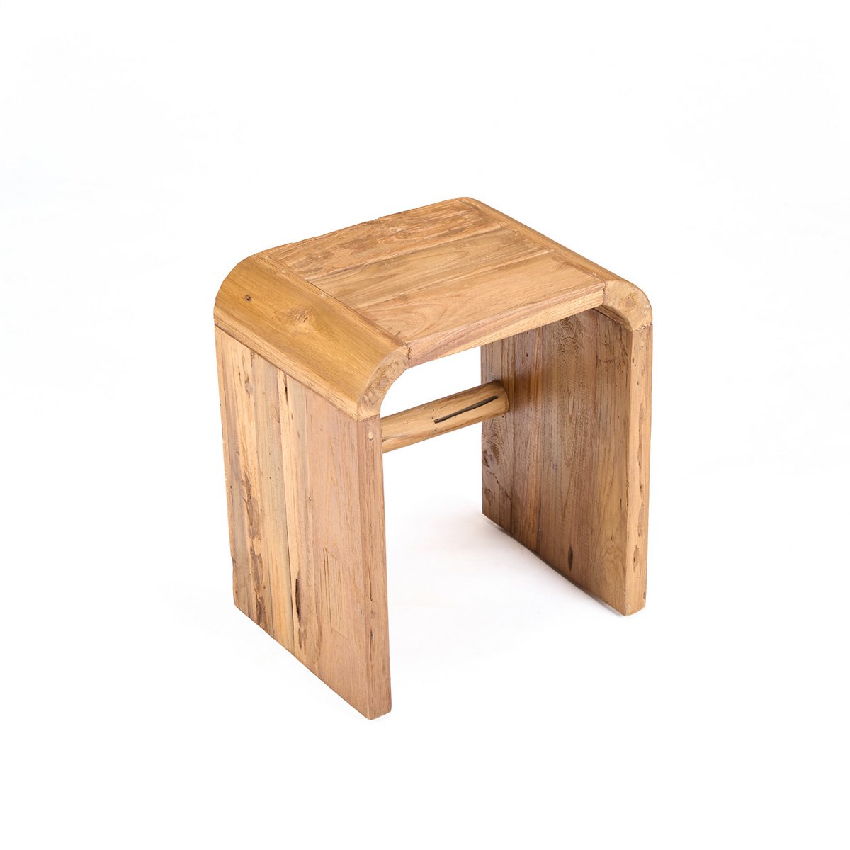 Teakhouten bijzettafel Arc naturel