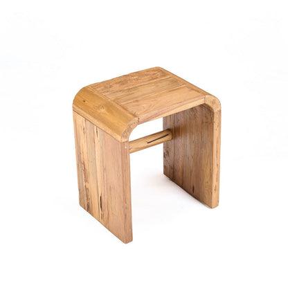 Teakhouten bijzettafel Arc naturel