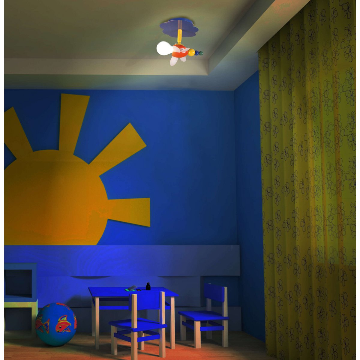 Kinderlamp Plafond/Wand Fly Mimmi