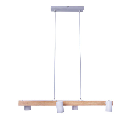 Hanglamp Frida 4-Lichts Wit - 80 cm (GU10)