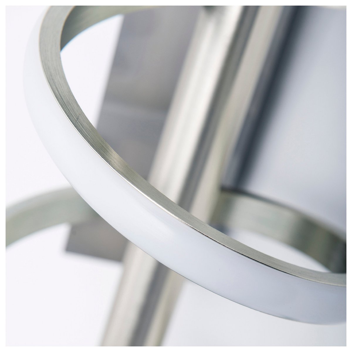 LED Plafondlamp Belleza Nikkel/Wit - 100 cm