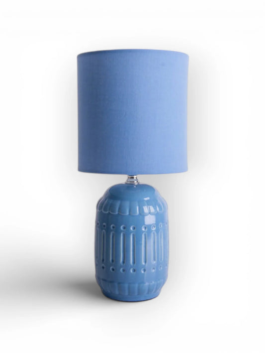 Keramische Tafellamp Erida Lichtblauw (E14)