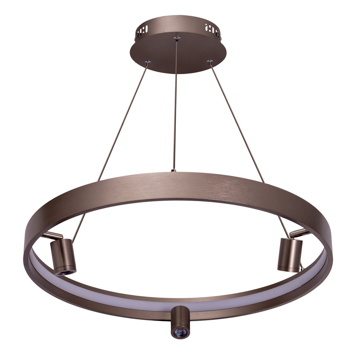 LED Hanglamp Tristan Staal - Ø 58 cm