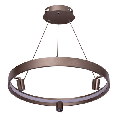 LED Hanglamp Tristan Staal - Ø 58 cm