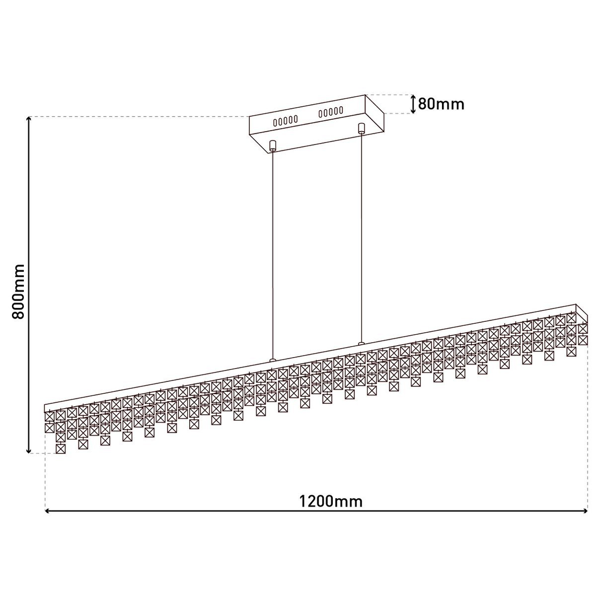 LED hanglamp "DIAMONDS" - OutHome