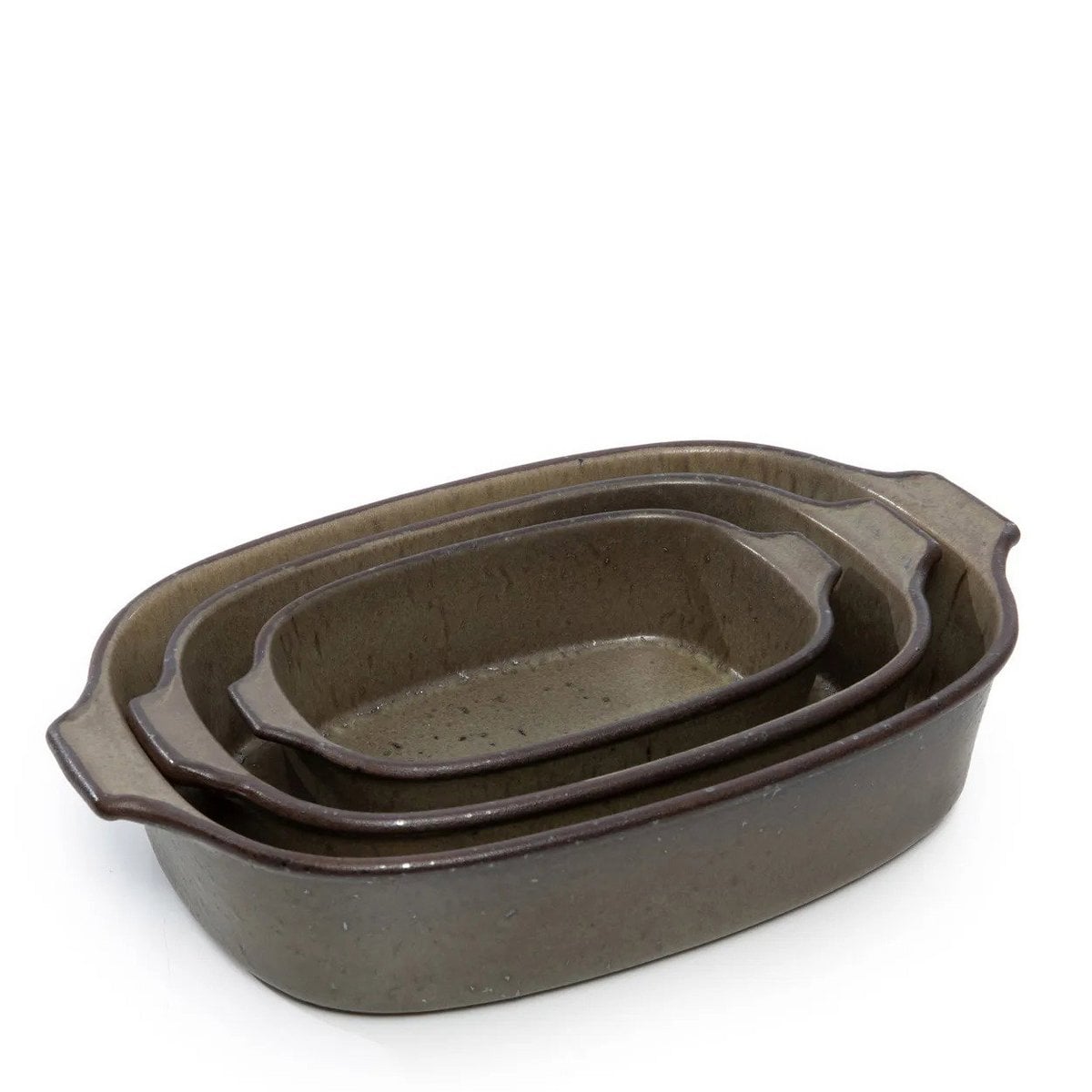 Keramische ovenschaal Comporta groen - M