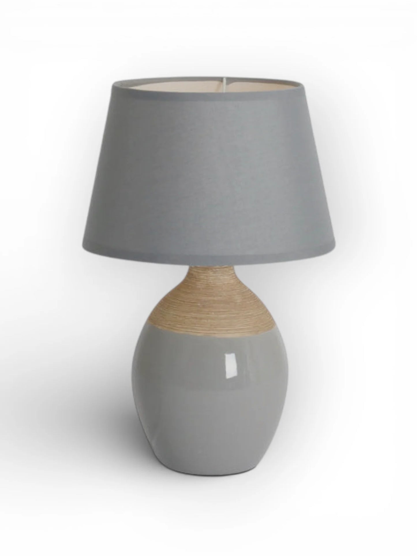 Keramische Tafellamp Tali Grijs