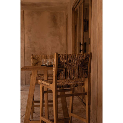 Houten barkruk Puquta naturel