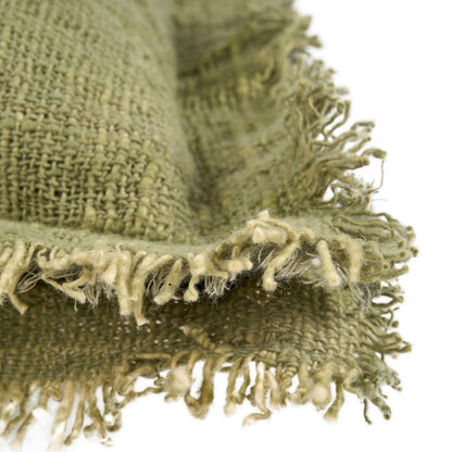 Kussenhoes Jungle fringe groen - 50x50 cm
