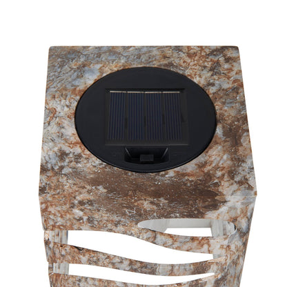 LED Solar Deco Hilda Marmerlook - 20 cm