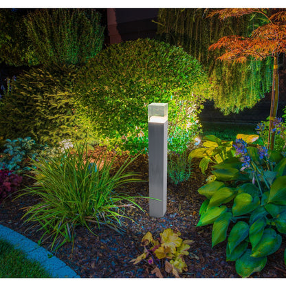 LED Buitenlamp Sokkel Leah Staal