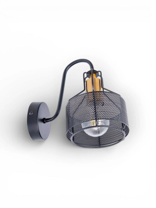 Wandspot Foro Metaal Zwart (E27)