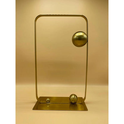 Legering sculptuur B goud - 40 cm
