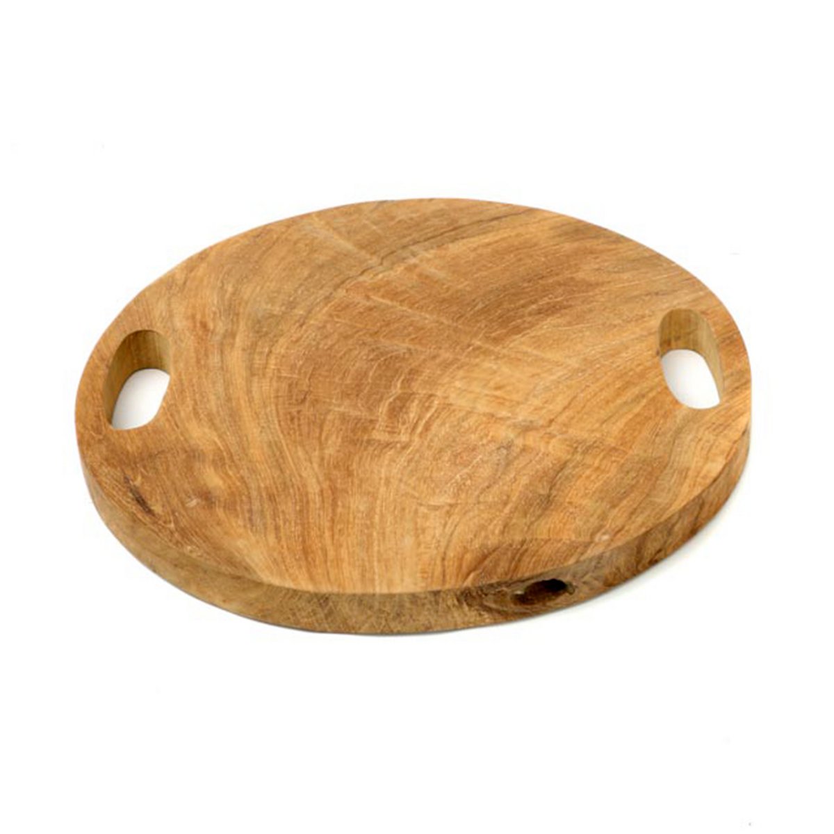 Teakhout dienblad Teak root tray naturel - 40 cm