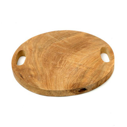 Teakhout dienblad Teak root tray naturel - 40 cm