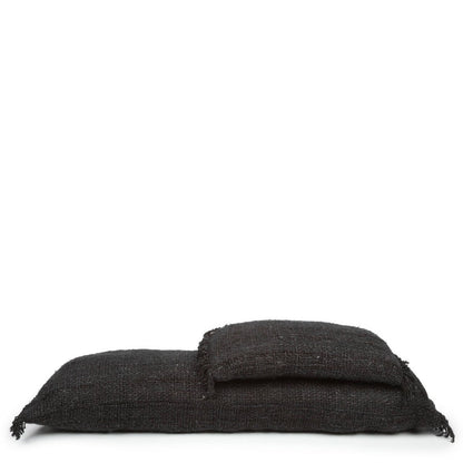 Katoenen kussenhoes Noir zwart/navy - 30x50 cm